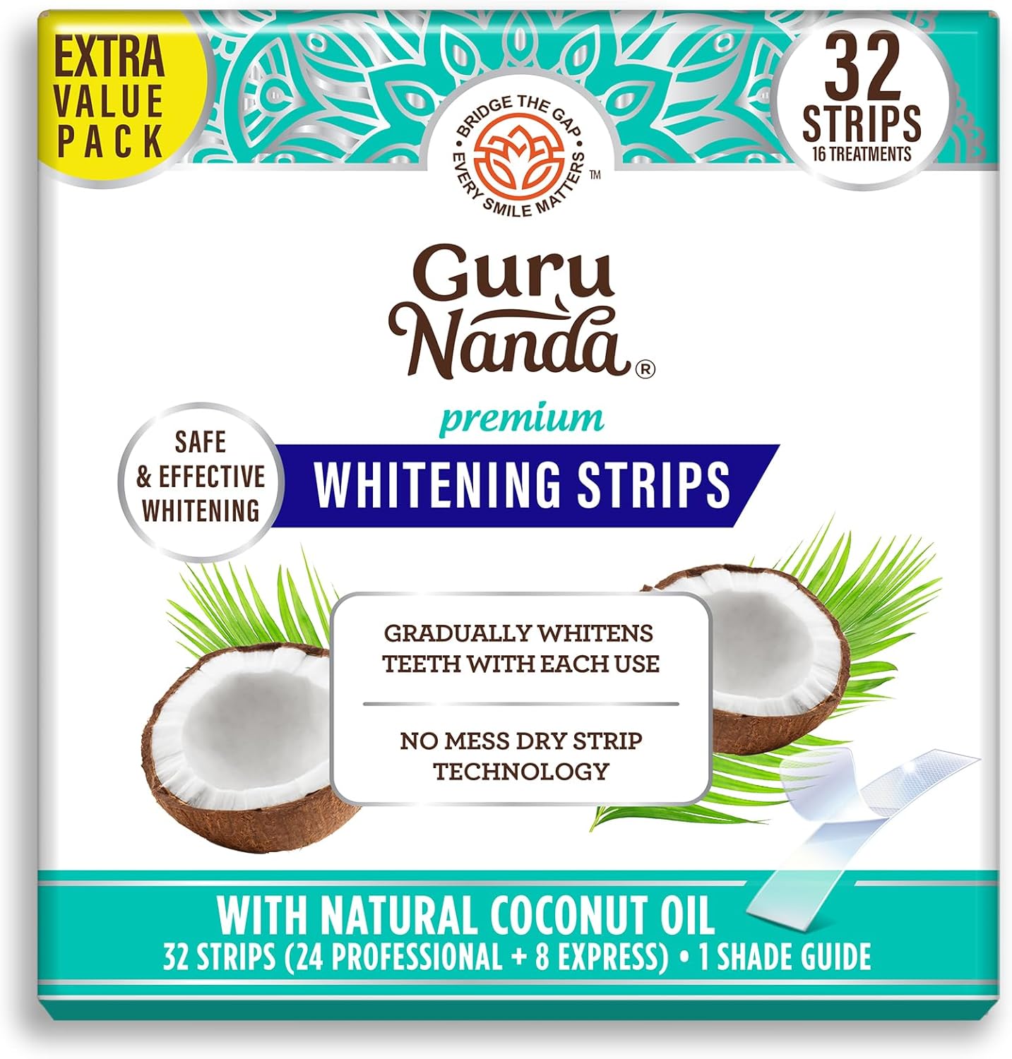 GuruNada 32 Whitening Strips